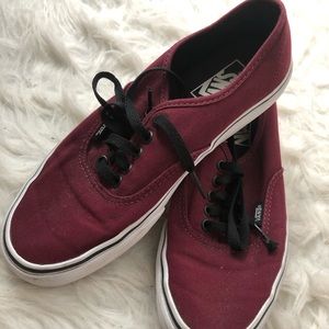 Maroon Vans